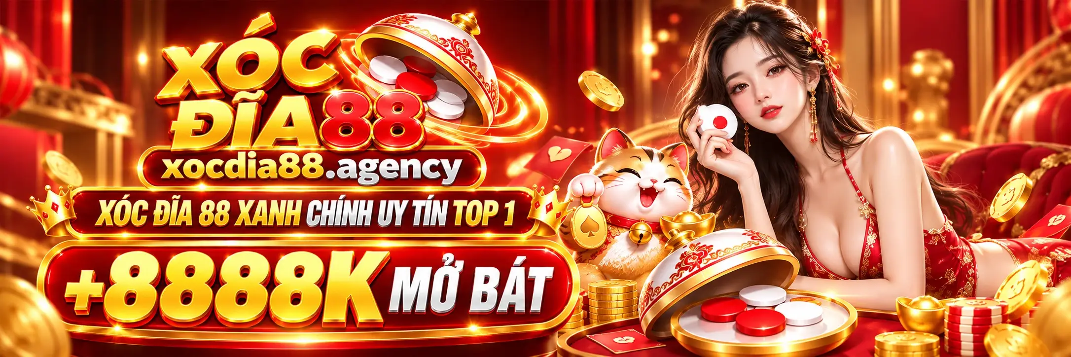 banner xóc đĩa 88 xanh chín